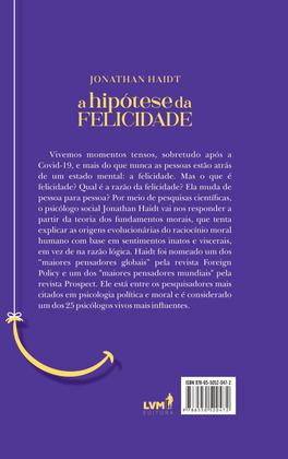 Imagem de Livro - A hipótese da felicidade