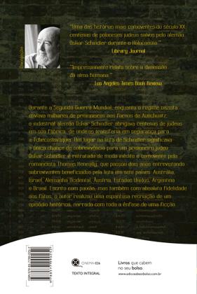 Imagem de Livro - A lista de Schindler (edição de bolso)