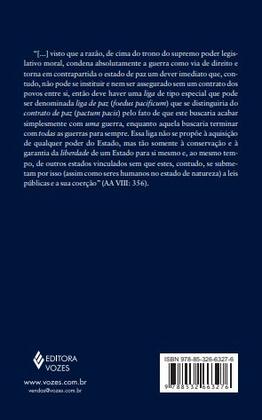 Imagem de Livro - À paz perpétua