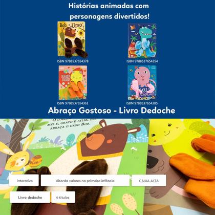 Imagem de Livro - Abraço Gostoso - Livro Dedoche: Querida Lagarta
