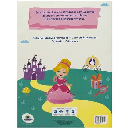 Imagem de Livro - Adesivos Animados - Livro de Atividades: Princesas