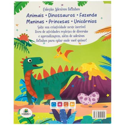 Imagem de Livro - Adesivos Fofinhos: Dinossauros