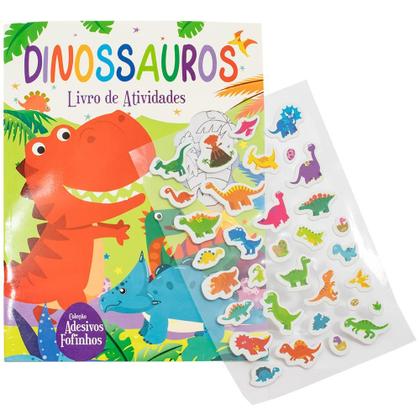 Imagem de Livro - Adesivos Fofinhos: Dinossauros