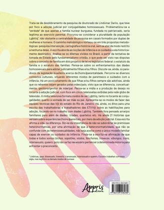 Imagem de Livro - Adoção judicial de filhas e/ou filhos em conjugalidades LGBTTIQ