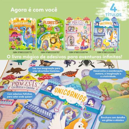 Imagem de Livro - Agora é com Você (C/ADESIVOS): Unicórnios