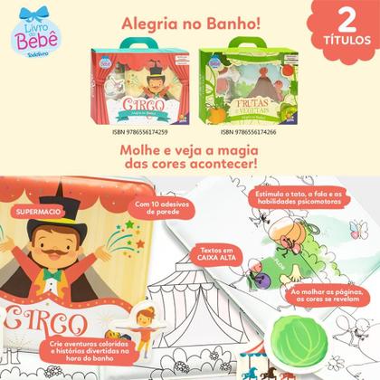 Imagem de Livro - Alegria no Banho: Frutas e Vegetais