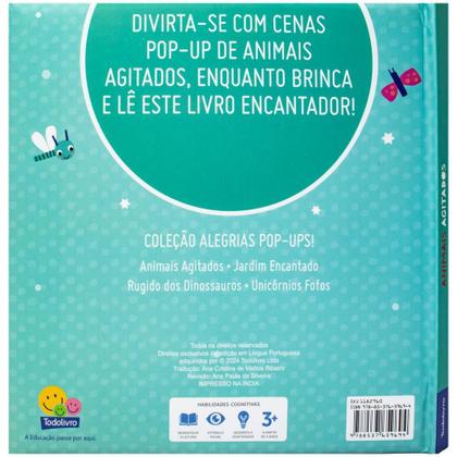Imagem de Livro - Alegrias Pop-ups! Animais Agitados