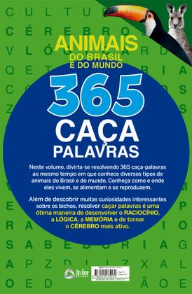 Imagem de Livro - Almanaque Passatempos Sabe-Tudo 365 Caça-Palavras - Animais do Brasil e do Mundo