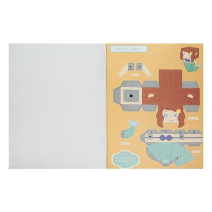 Imagem de Livro - Amigos de Papel - Uma Aventura 3D: Princesas