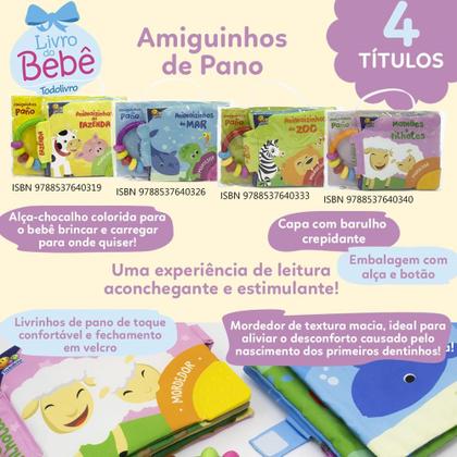 Imagem de Livro - Amiguinhos de pano: Animaizinhos do Zoo