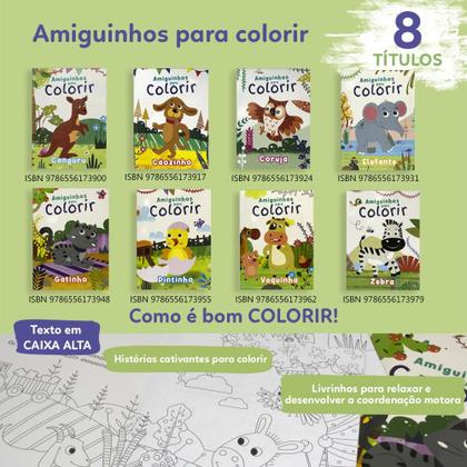 Imagem de Livro - Amiguinhos para Colorir: Coruja