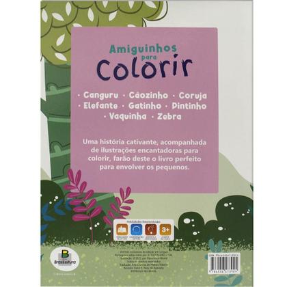 Imagem de Livro - Amiguinhos para Colorir: Coruja