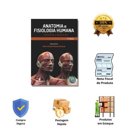 Imagem de Livro Anatomia E Fisiologia Humana Corpo Humano Completo Ilustrado Colorido Estudar Anatomia