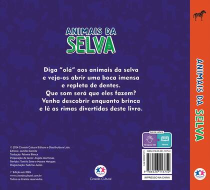 Imagem de Livro - Animais da selva