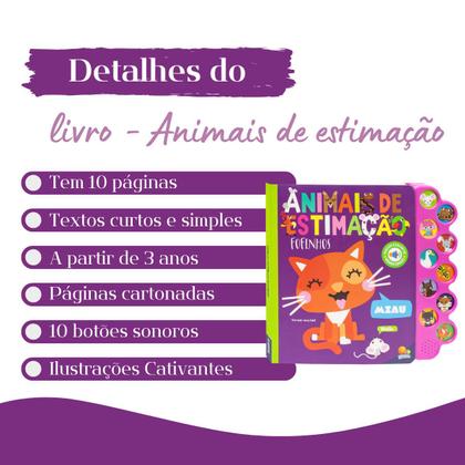 Imagem de Livro Animais de Estimação Mundo Sonoro - Procure & Encontre Pedagógico - Todolivro