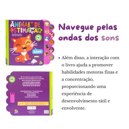 Imagem de Livro Animais de Estimação Mundo Sonoro - Procure & Encontre Pedagógico - Todolivro