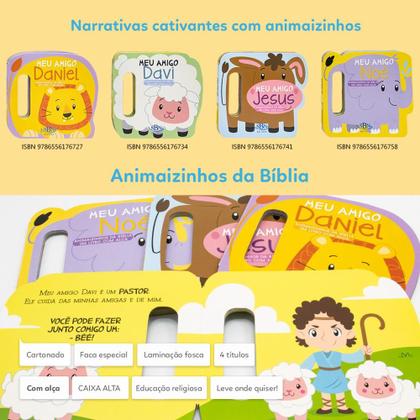 Imagem de Livro - Animaizinhos da Bíblia - Um livro com alça: Meu Amigo Daniel