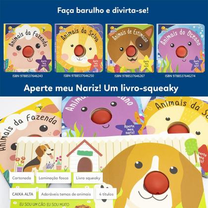 Imagem de Livro - Aperte meu Nariz! Um Livro-squeaky: Animais do Oceano