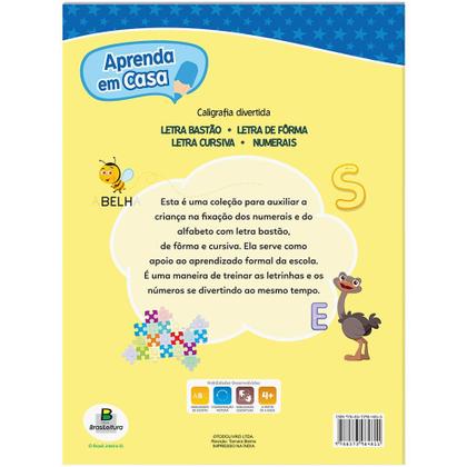 Imagem de Livro - Aprenda em Casa Caligrafia Divertida: Letra Bastão