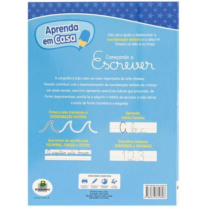 Imagem de Livro - Aprenda em Casa Começando a Escrever