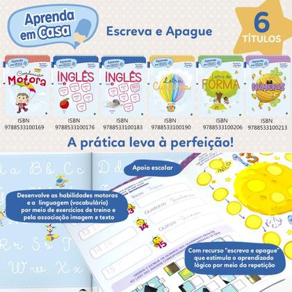 Imagem de Livro - Aprenda em Casa Escreva e Apague: Inglês V2