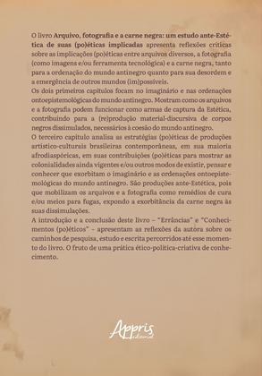 Imagem de Livro - Arquivo, Fotografia e a Carne Negra