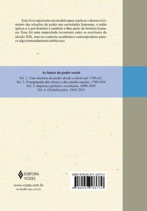 Imagem de Livro - As fontes do poder social - Vol. 3