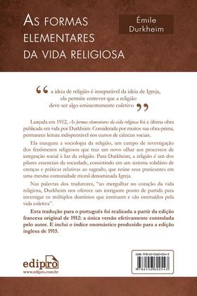 Imagem de Livro - As formas elementares da vida religiosa