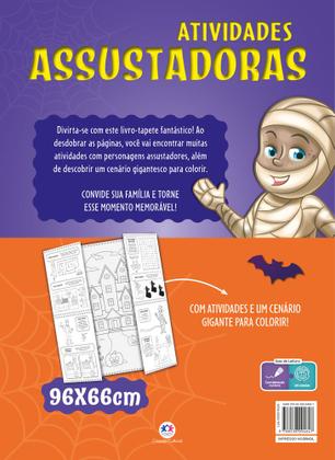 Imagem de Livro - Atividades assustadoras - Meu livrão de colorir