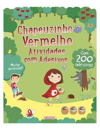 Imagem de Livro - Atividades com adesivos - Chapeuzinho Vermelho