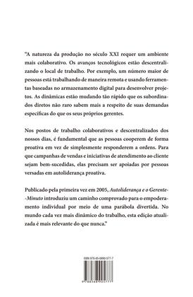 Imagem de Livro - Autoliderança e o Gerente-Minuto