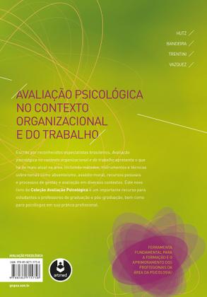 Imagem de Livro - Avaliação Psicológica no Contexto Organizacional e do Trabalho