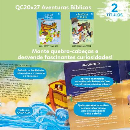 Imagem de Livro - Aventuras Bíblicas em Quebra-Cabeça: A Arca de Noé