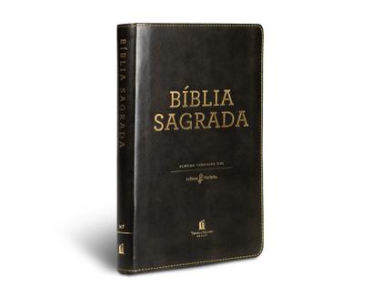 Imagem de Livro - Bíblia ACF, Capa luxo preta, Leitura Perfeita