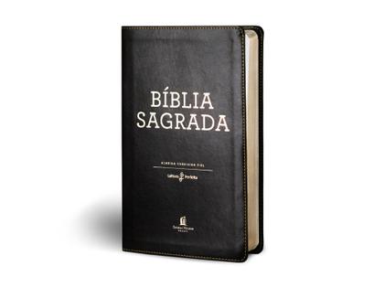 Imagem de Livro - Bíblia ACF, Capa luxo preta, Leitura Perfeita