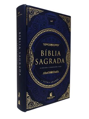 Imagem de Livro - Bíblia ACF Tesouro Sagrado, Letra Grande, Capa dura, Leitura Perfeita