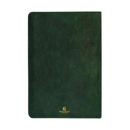 Imagem de Livro - Bíblia Bilíngue ACF/KJV, Português/Inglês, Capa luxo verde, Leitura Perfeita
