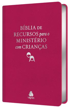 Imagem de Livro - Bíblia de recursos para o ministério com crianças - APEC - Luxo PU ROSA