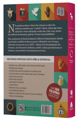 Imagem de Livro - Bíblia de recursos para o ministério com crianças - APEC - Luxo PU ROSA
