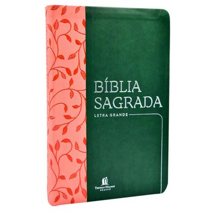 Imagem de Livro - Bíblia Sagrada NVI, Letra Grande, Capa luxo verde, Leitura Perfeita