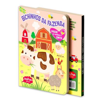 Imagem de Livro - Bichinhos Da Fazenda - Passe Os Dedinhos E Sinta