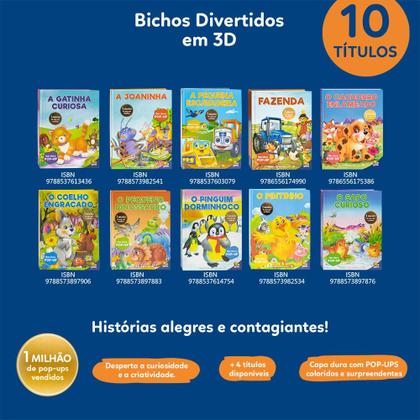 Imagem de Livro - Bichos Divertidos em 3D: Gatinha Curiosa, A
