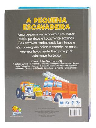 Imagem de Livro Bichos Divertidos Pop-up Em 3d : Pequena Escavadeira Aventuras E Diversão Em Cada Página, Todo