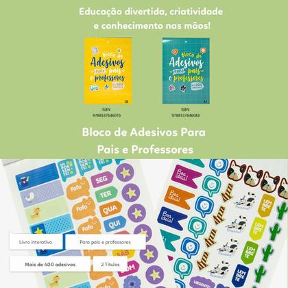 Imagem de Livro - Bloco de adesivos para pais e professores AM