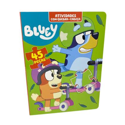 Imagem de Livro - Bluey Atividades com Quebra-Cabeça
