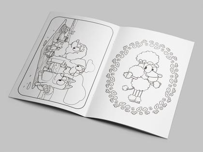 Imagem de Livro - Bluey Livro para Colorir - Amigos