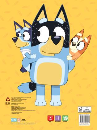 Imagem de Livro - Bluey Superatividades com Adesivos - 500 Adesivos