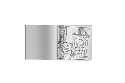 Imagem de Livro - BOB CUTE – FÉRIAS – Livro com ilustrações fofas e originais para pintar, páginas destacáveis e acompanha uma cartela de adesivo - papel 180gr