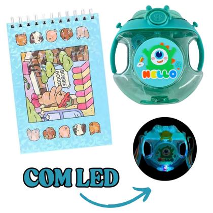 Imagem de Livro Bobbie De Colorir + Garrafa Led Ou Ursinho