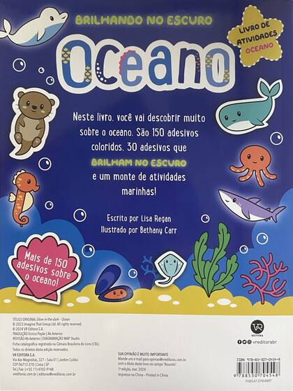 Imagem de Livro - Brilhando no escuro - Oceano